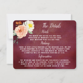 Convite O Romance Na Coleção De Casamentos De Bloom