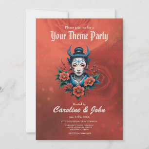 Convite O segredo da beleza pálida.