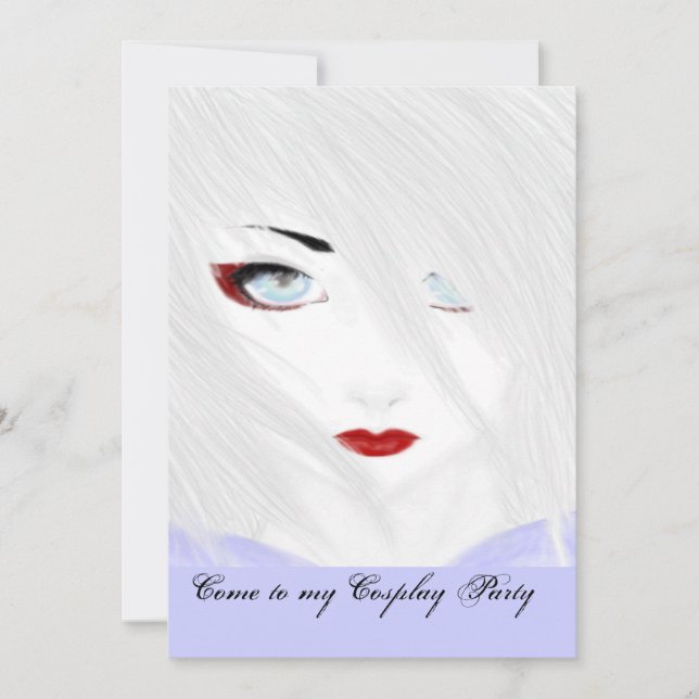 Convite O Snow Geisha (Frente)