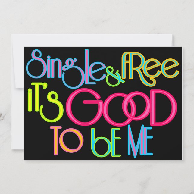 Convite O solteiro & livra (Frente)