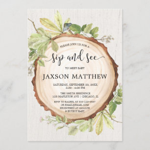 Convite O sorvo rústico e vê a floresta do ponto morto do