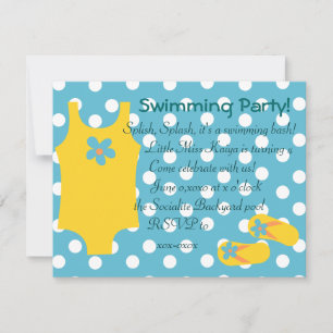 Convite O Swimsiut Amarelo