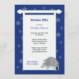 Convite O tatu Stars o partido do rolo