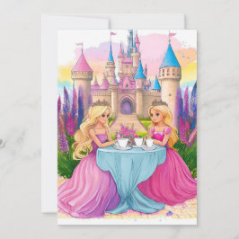 Convite O Terreno Amigável da Princesa Rosa