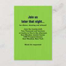 O TEXTO COMPULSIVO - Bar Mitzvah Party Card