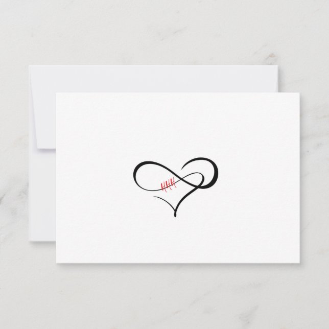 Convite O Triplo H Infinity Heart (Frente)