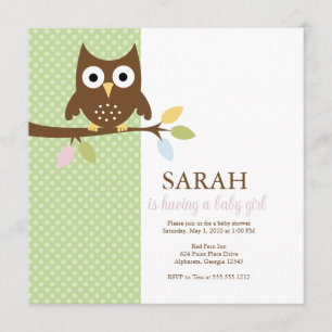 Convite {o whooo está tendo um bebê?}