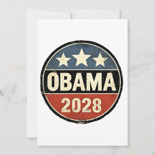 Convite Obama 2028 Política Eleitoral dos EUA