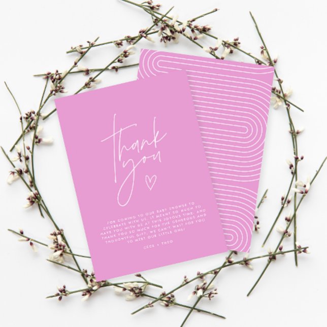 Convite obrigado chá de fraldas você cria um moderno elega (Criador carregado)