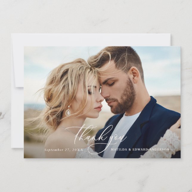 Convite obrigado de casamento russo para download (Frente)