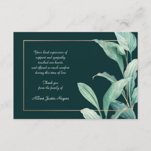 Convite Obrigado elegante da simpatia das hortaliças voc