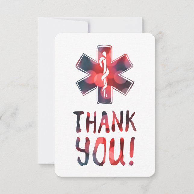 Convite obrigado estrela da vida (Frente)