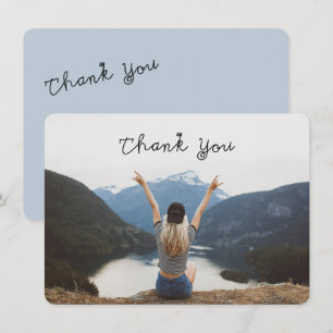 Convite Obrigado Foto De Graduação