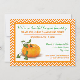 Convite Obrigado pela sua amizade - Jante Convidar