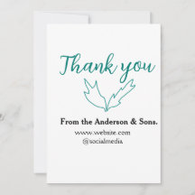 Obrigado pelo nome da sua empresa do site do Order