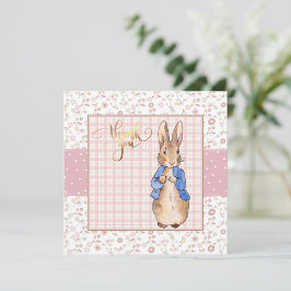 Convite Obrigado Peter o Coelho