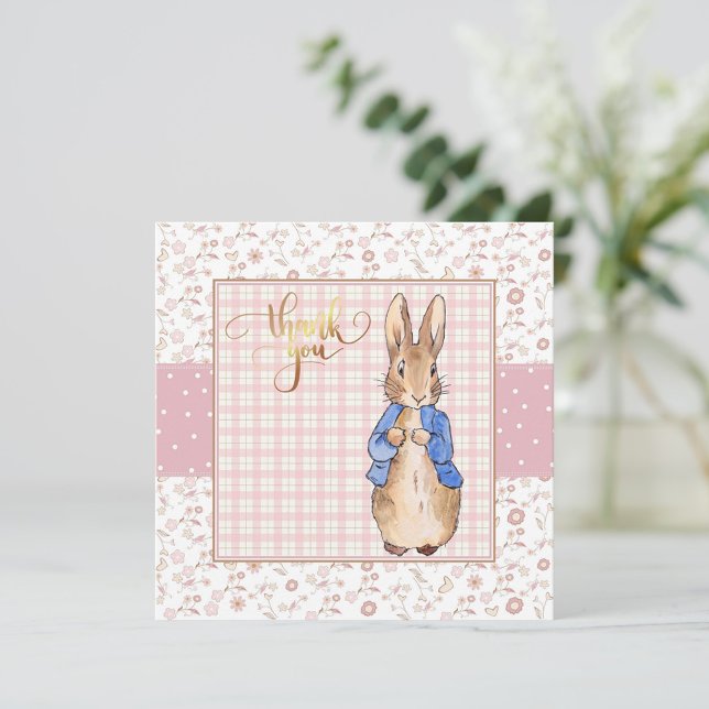 Convite Obrigado Peter o Coelho (Criador carregado)