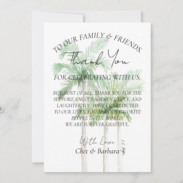 Convite Obrigado Play Card (Frente)