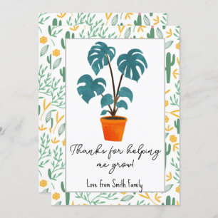 Convite Obrigado por me ajudar a fazer crescer o título de