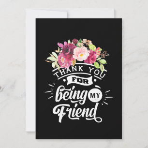 Convite Obrigado Por Ser Meus Amigos