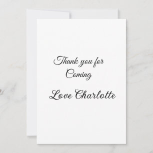 Convite obrigado por vir adicionar nome mensagem de texto 