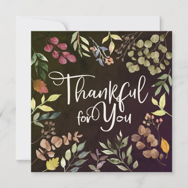 Convite Obrigado Por Você - Ação De Graças (Frente)