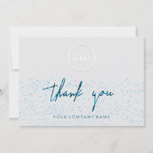 Convite Obrigado Roteiro Comercial Inserir Logotipo Cinza