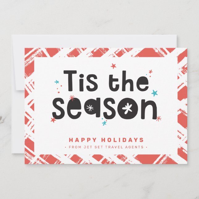 Convite OBRIGADOS de NEGÓCIOS CHRISTMAS se divertem com a  (Frente)