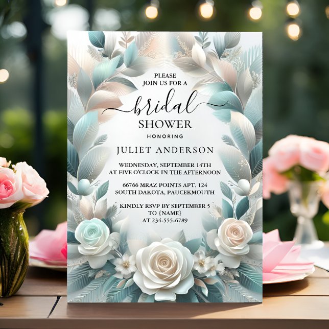 Convite Obter Chá de panela de Prata High-End High-End com (Criador carregado)