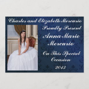 Convite Ocasião elegante - SRF