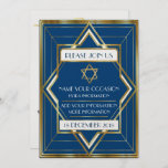 Convite Ocasião judaica da estrela de David<br><div class="desc">As cotações das acções de papel variam. Lido sobre cada um satisfaça. Mantenha na mente, ele é uma imagem - não folha de ouro. Olha fabulosa e é popular, mas eu não o quero pensar que é o que não é mesmo que não houve nenhuma menção desse fato. Eu oferecerei...</div>