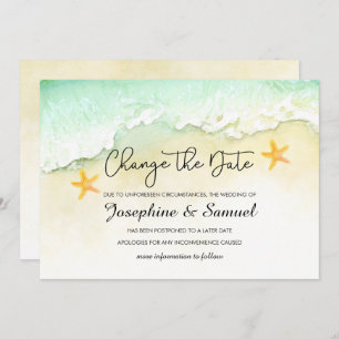 Convite Ocean Beach Tropical Summer Muda A Data