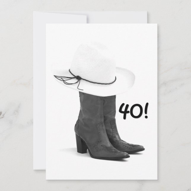 CONVITE OCIDENTAL DO PAÍS aniversário de 40 anos (Frente)