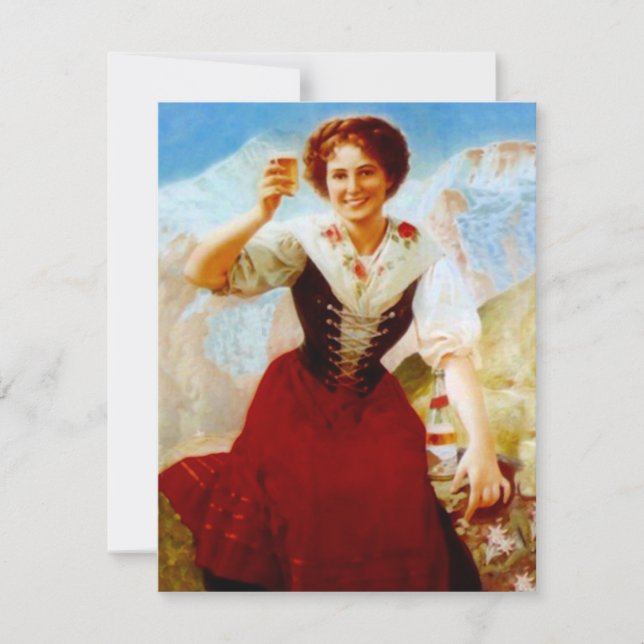 Convite OCTOBERFEST OKTOBERFEST CONVIDA 4,25" x 5,5" (Frente)