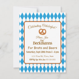 Convite Octoberfest para Brats e Beers 2