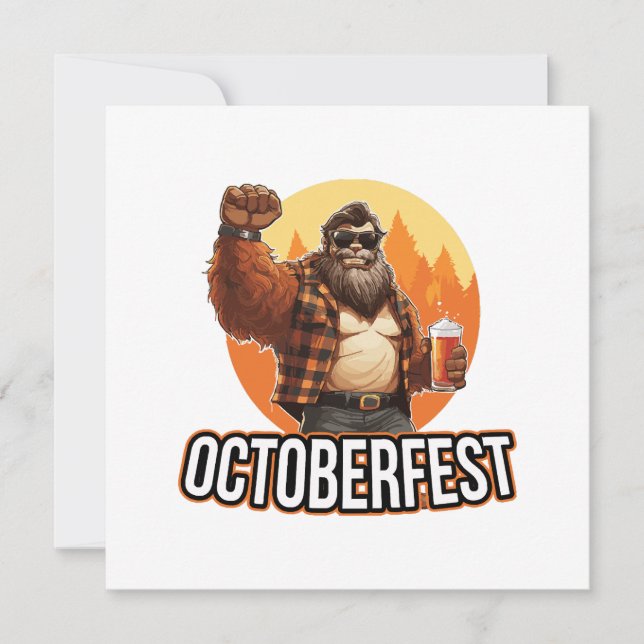 Convite Octoberfest Pé Grande  (Frente)