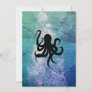 Convite Octopus Qualquer Ocasião