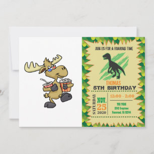 Convite Óculos 3D Vestidos   escolher cor de fundo