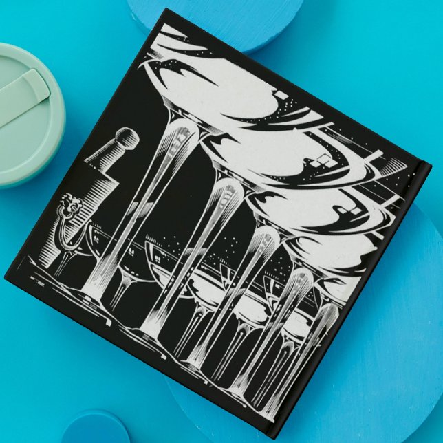 Convite Óculos de champanhe (Criador carregado)