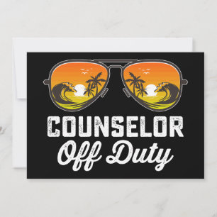 Convite Óculos de Sol de Conselheiro Fora de Serviço Últim