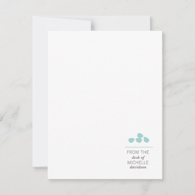 Convite Óculos de sol do Aviador Azul de Sombras legal (Frente)