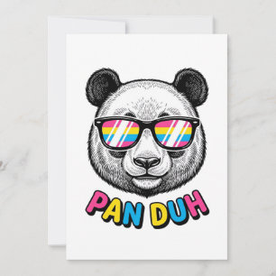 Convite Óculos de Sol Panda Engraçado Camisa de Gravura Vi