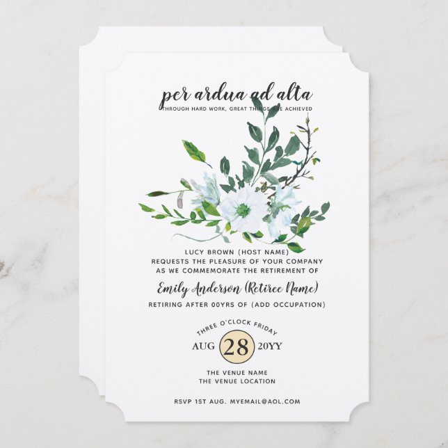 Convite Ocupação da FOTO Bontânica de Aposentação da Aquar (Frente/Verso)