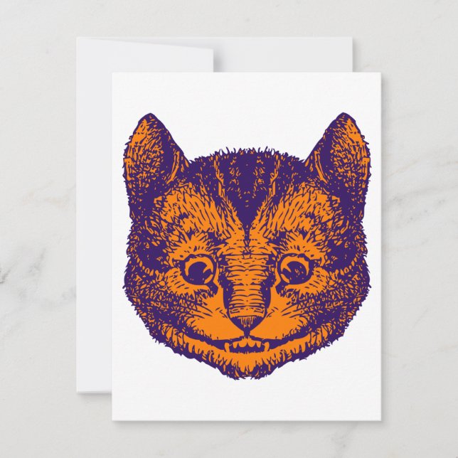 Convite Oferta de Baile de formatura de Gato de Cheshire (Frente)