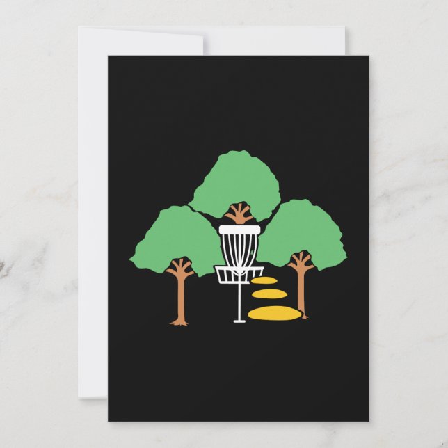 Convite Oferta de Golf de Disco de Golfe de Disco (Frente)