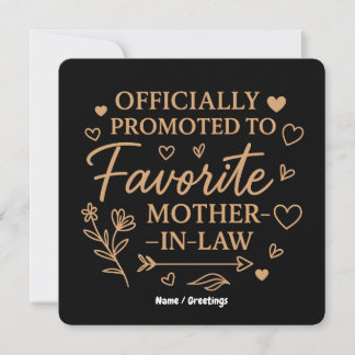 Convite Officially Promoted to Favorite Mother-in-Law