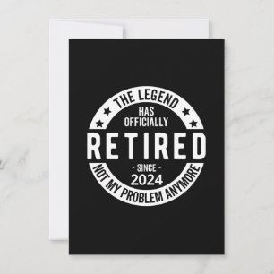 Convite oficialmente aposentado 2024