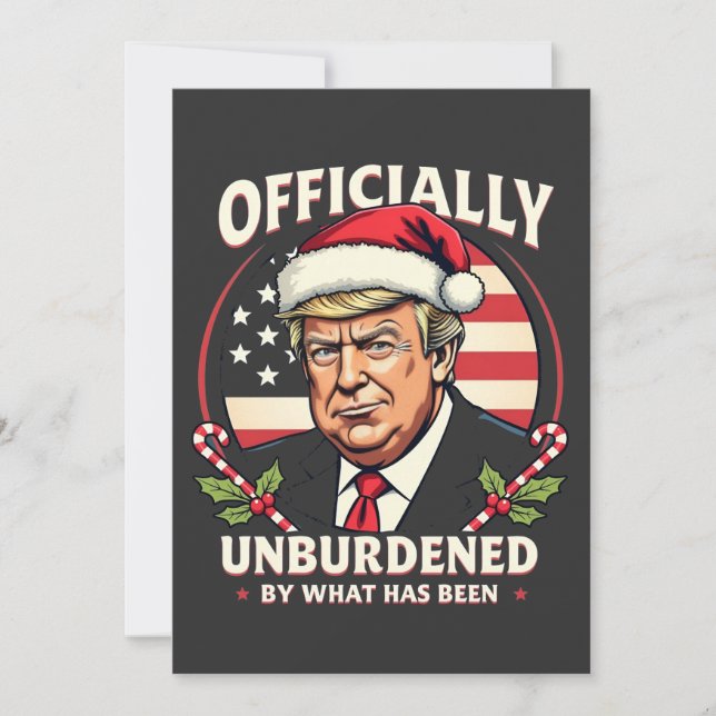 Convite Oficialmente Desobrigado Pelo Que Foi Trump 47º (Frente)