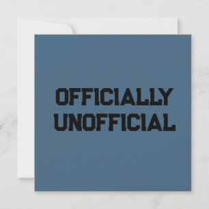 Convite Oficialmente Não Oficial