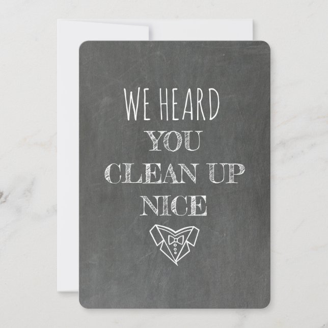 Convite OFICIANTE | Proposta de Casamento Engraçada no Qua (Frente)